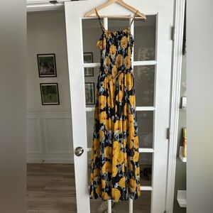 Free People smocked Sophia jumpsuit - small